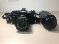 Canon AE-1 PROGRAM 單眼相機＋FD 75~200mm、Canon Zoom Lens FD 75-200mm