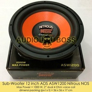 Speaker Subwoofer 12 inch ADS ASW1200 Nitrous NOS 12inch ADS nitrous