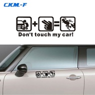 Dont Touch My Car with Picture Car Stickers Delicate Vinyl Decal Funny Exterior Car Sticker Decals f