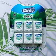ไหมขัดฟัน ออรัลบี ไกลด์ ยาว 40 เมตร Glide Dental Floss Scope Flavor 40 m 1 or 6 Pieces (Oral-B®)