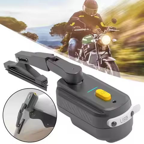 Rechargeable Motorcycle Helmet Electric Wiper Universal Windshield Waterproof Helmet Accessories Wip