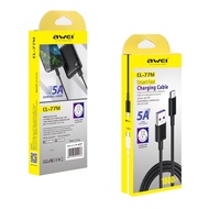 Kingstar Awei CL-77M 5A Micro USB Quick Charger Data Cable Fast Charging
