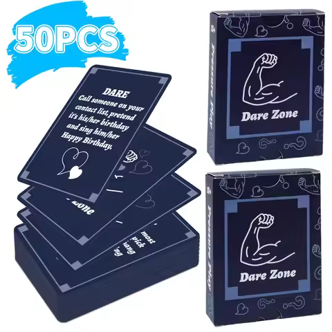 50Pcs Party Game Cards for Adults Group Icebreaker Questions Cards Friends Party Gathering Team Buil