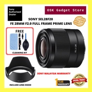 Sony SEL28F20 FE 28MM F2.0 Prime Lens | Full Frame Lens | E-Mount (1 Year Sony Malaysia Warranty)