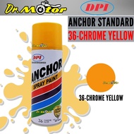 ANCHOR 36 Chrome Yellow Can Spray Paint 400ML Cat Spray Tin 100% Original