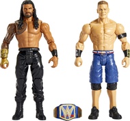Mattel WWE Roman Reigns vs John Cena Championship Showdown Action Figure 2-Pack with Universal Champ
