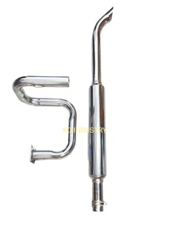 ชุดท่อลั่นรถไถคูโบต้า คอ + ท่อ รุ่น L3200 / L3408 / L3608 / L4508 / L4708 / L5018 Kubota ชุดท่อไอเสี