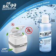 Dr Bac99 Bio Blue Mobile Toilet Deodorant (120ml) For Car Portable Travel Camping Portable Toilet Fo