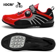 SOCRS Professional Cycling Rubber Shoes Luminous Fluorescent Reflective for Men SPD High Quality RB Carbon Speed Shoes MTB Road Mountain Bicycle Shoes Men Sneakers MTB Shimano Size 36-47 {Free Shipping}