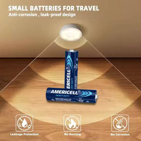 AMERICELL AA 120/60/30/6pcs Combination Battery, 1.5V Carbon Battery, Suitable For Keyboards, Clocks