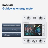 【Direct-sales】 Kws-302wf Wifi 8 In1 Power Meter Color Screen 2p Multi-Function Ac Energy Meter Mobil