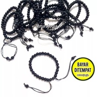 ASTURAJOGJA Gelang Hitam Polos Aksesoris Laki Laki Perempuan Khas Jogja