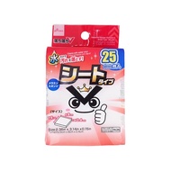 Daiso Melamine Sponge 8x0.4x 6cm Melamine Sponge -Ochiochi V - Sheet Type - 25 Pcs.-