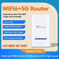 [Unlimited data available] Y510 5GWifi router cpe, 128 online users,up to 5.8Gbps, 4 enhanced built-