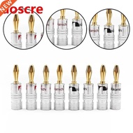 8pcs GD Amp Nakamichi Speaker Banana Plug Connectors for Vid Female Newborn Shoes Accessories Other 