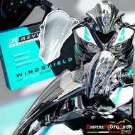 REVV Windshield ZX25R ZX 25 R Light ShatterproofSMOKE