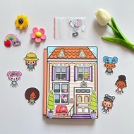 Toca Boca Book 2 Unique and Interesting for Children DIY paper squishy toys handmade books Toys - Sq