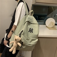 school backpack beg sekolah perempuan menengah Tide Brand Co-branded 2025 beg galas baru lelaki mend