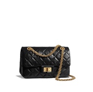 Chanel 22A 2.55 Mini Flap Bag 20cm cf 黑金 black gold ghw classic flap reissue