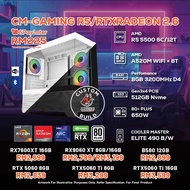 DOTATECH CM-GAMING R5/RTXRADEON 2.6 - CUSTOM PC GAMING PACKAGE R5 5500 + GPU Option(s)