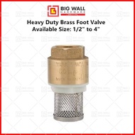 VLR Itap Heavy Duty Brass Foot Valve - York Available in Various Sizes 1/2 to 4 inch 意大利旦弓花兰脚 Big Wa