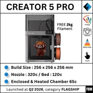 [ FLASHFORGE ] Creator 5 Pro FDM 3D Printer