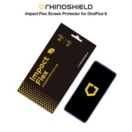 RhinoShield SG- Impact Flex Clear Screen Protector For OnePlus 8/ 8 Pro Edge to Edge/Impact Damping Scratch Resistant