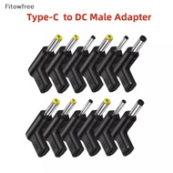 Fitow USB C PD To DC Power Connector Universal 5/9/12V Type C To DC Jack Plug Charging Adapter Converter For Router Tablet Mini Fan FE