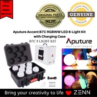 Aputure Accent B7C RGBWW LED 8-Light Kit with Charging Case