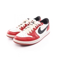 【二手】Nike AIR JORDAN 1 RETRO LOW OG 運動鞋，HQ6998-600，真皮鞋，男款，二手 B