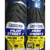 Michelin Pilot Street 2 Tayar Tubless 70/90-14~120/70-14