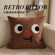 Funny Emoticon Pillow, Cute Sofa Decoration Pillow, Car Waist Pillow, Office Dormitory Pillow, Pillo