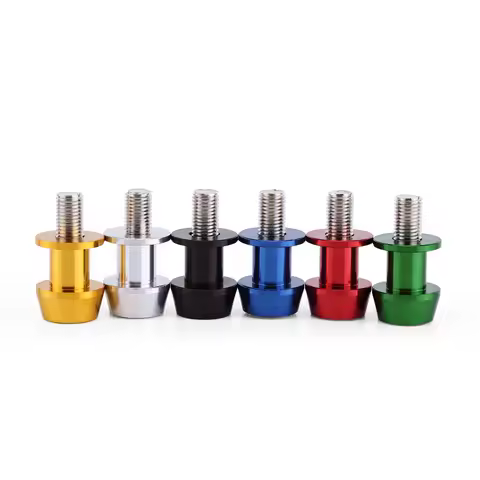 Rear Stand Swing Arm Spools 8/10mm Motorcycle CNC Aluminium Alloy Swing Arm Spool Sliders Stand Swin