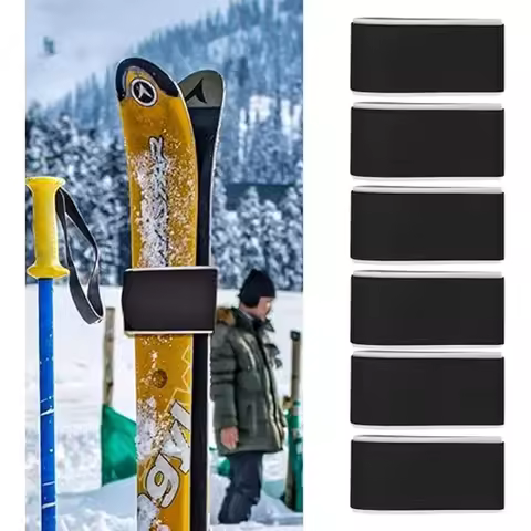 Outdoor Skis Fixing Band Ski Brake Retainer Skiing Straps Skijoring Skis Fixing Band Wrap Snowboardi
