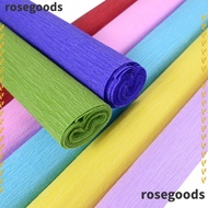 ROSEGOODS1 Flower Wrapping Bouquet Paper, Handmade flowers DIY Crepe Paper,  Thickened wrinkled paper Production material paper Packing Material