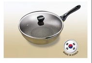 德國寶German Pool易潔 不黏底 MEGASTONE 排水鑊 KPD-124(適用爐面 電磁、明火、電熱、電陶)