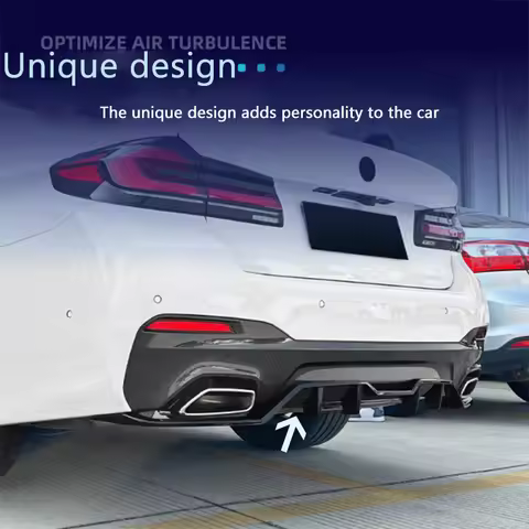 For BMW 5 Series G30 LCI M Sport 2021-2023 MP Rear Lip Spoiler Modification Accessory Suitable for B