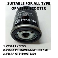 VESPA OIL FILTER/ PIAGGIO OILFILTER 82635R - LX/LT/S/SPRINT/PRIMAVERA/LIBERTY/GTS150/GTS300 ALL VESP