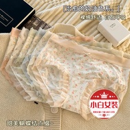 5-Pack Underwear Ice Silk Underwear Spring Summer Autumn Korean Version Women's Clothing 7a Antibact