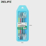 RELIFE RL-049B Multi-function Glue Removal Pry Tool Set for Mobile Phone Chip Motherboard CPU Disass
