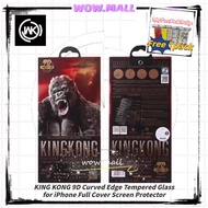 WK King Kong 9D Tempered Glass iPhone 11 12 13 14 15 16 17 Pro Max 17 Air 16E 12 13 Mini Xs Xr 6 7 8