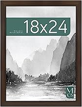 MCS, Espresso Woodgrain 18x24 Inch Museum Poster Frame, 18 x 24