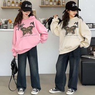 [nafdza.bdg] junior blue jeans suit, not retro, size 120-160