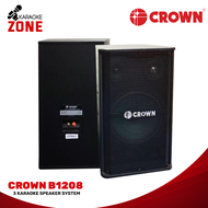 Crown B-1208 / 650W max. power / 3 Way Karaoke Speaker System / Woofer 12inch 2pcs speaker / Karaoke