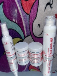 4 in 1 ls skincare CREM siang malam toner facelwash paket hemat komplit