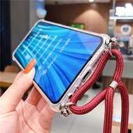 Vivo X70 Pro Plus X80 X60 Pro Plus Lanyard Crossbody Adjustable Strap Cord Chain Necklace Lanyard Phone Case