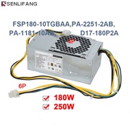 ใช้งานได้สำหรับ Acer E450จริง D650 X4660G D850 6Pin 180W PA-1181-10AC PSU PA-1181-10AB FSP180-10TGBA