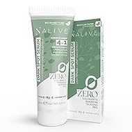 ZERO Nalive Face Cream Against Dark Spots Vitamins C, B3, E, Organic Aloe Vera, Made in Italy, Skin Serum Against Pigment Spots, Bioplastic Bottle, No Paraffin Silicone Perfume, PEG, 30 ml