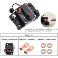 STETION 150 Amp Circuit Breaker Trolling with Manual Reset Car Marine Trolling Motors Boat ATV Manua