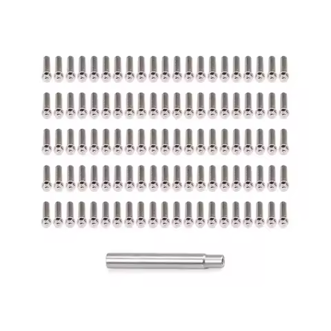 M2 M3 Stainless Steel Outer Hexagon Screws 4mm 8mm 10mm for 1/10 RC Crawler Car TRX4 SCX10 Capra VS4